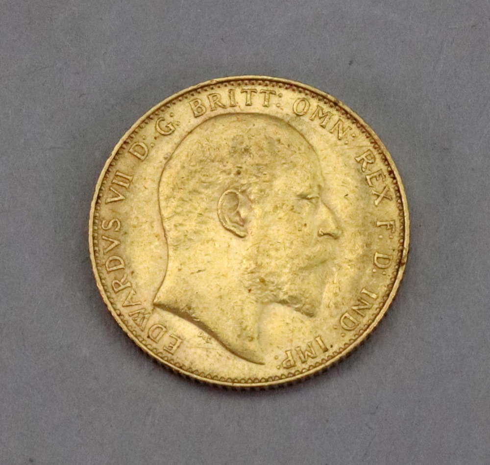 Edward VII sovereign 1908.