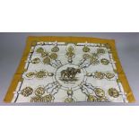 An Hermes silk scarf, Cuiveeries,