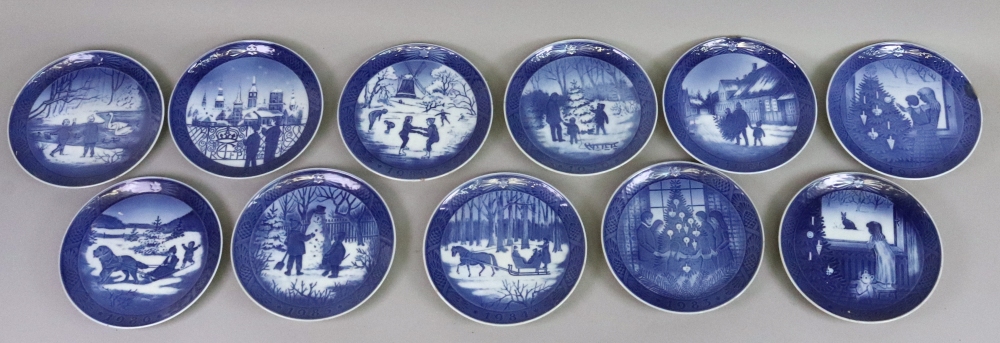A large collection of Royal Copenhagen Christmas plates, 1966 - 2005, with extras, - Image 3 of 5