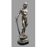 Frederick James Halnon (British, 1881-1958) Perseus, bronze,