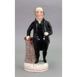 A Victorian Staffordshire pottery figure of John Bryan, 27cm high.