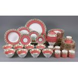 A Wedgwood Whitehall sixty one piece part tea, coffee and dinner service.