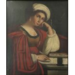 After Guercino, Persian Sybil, oil on canvas, 62 x 51cm.