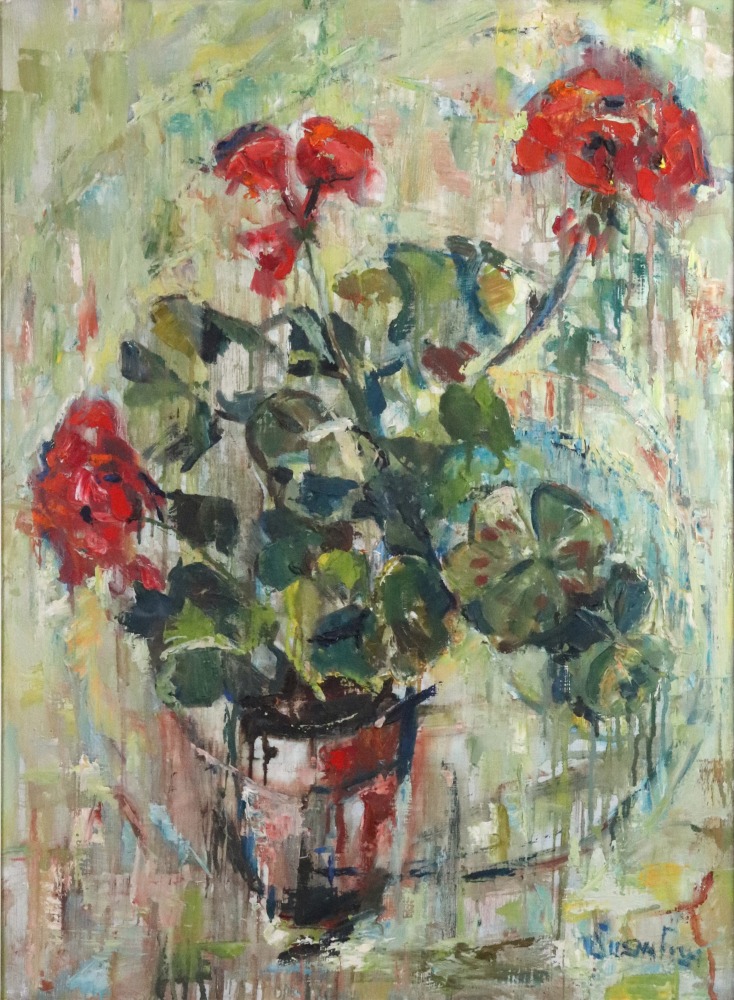 Constance Cooper (British, 1905-1988), Flowerpiece, - Image 3 of 4