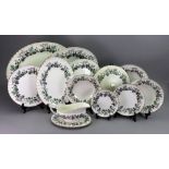 A Royal Worcester Lavinia dinner service