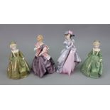 Four Royal Worcester figures, First Danc