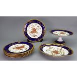 A William Adderley part dessert service,