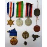 Three Second World War medals comprising; The France & Germany Star,