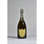 One bottle 1975 Dom Perignon vintage champagne. Illustrated.