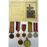 A 1914-18 British War Medal and a 1914-19 Victory Medal to 119631 GNR.A.IVES. R.A.