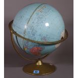 A 20th century desk top Repogle globe.