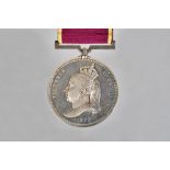 The Empress of India Medal, the obverse detailed Victoria 1st January 1877, un-named as issued,