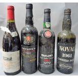 Four bottles of port comprising; 1948 Gonzalez Bypass vintage, 1979 Taylors L.B.V., 1997 Taylors L.