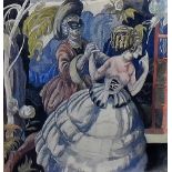 Walpole Champneys (1879-1961), The masked ball: The Romance; The Music recital, two, watercolour,