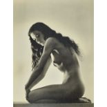 WALTER BIRD (1903 - 1969) female nude study, ca. 1930s.