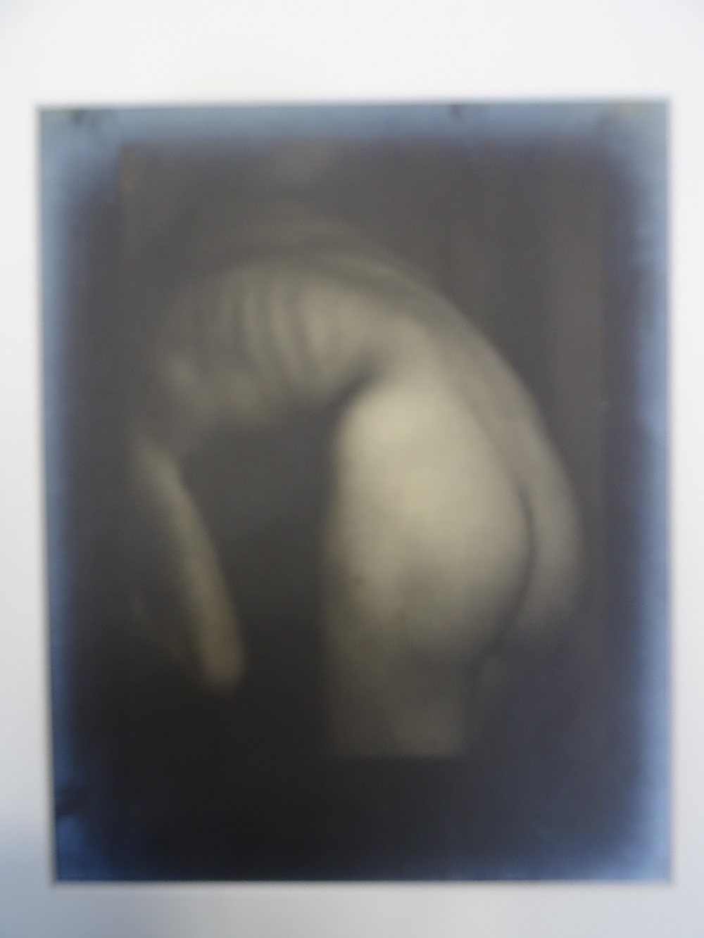 ANON: Nude Torso, ca. 1920s - 1930s. gelatin silver print, pasted top l.h. and r. - Image 2 of 3