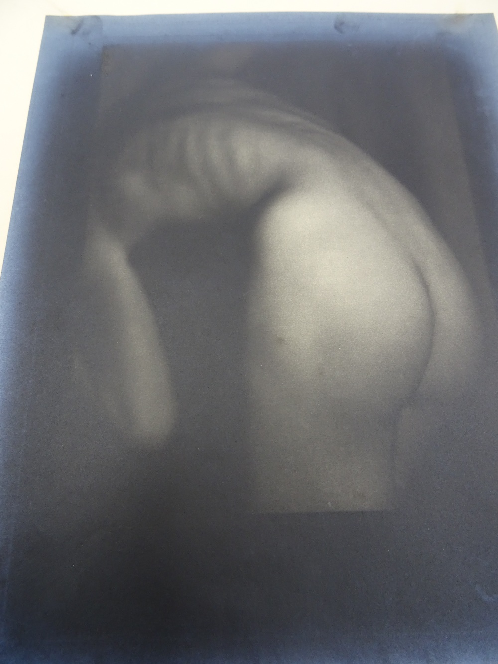 ANON: Nude Torso, ca. 1920s - 1930s. gelatin silver print, pasted top l.h. and r. - Image 3 of 3