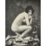 ANON: Nude Lady, 1920s. gelatin silver