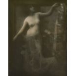 Attributed to EDWARD SHERIFF CURTIS (1868 - 1952) Vintage Nude Study, ca. 1900s.