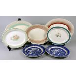 A collection of five Susie Cooper oval meat dishes,