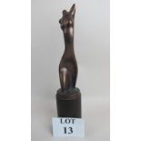 Odrehivski (20th/21st century) - 'Female Torso', bronzed sculpture, signed and dated 1995,