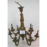 A good quality early 20th century period-style ormolu chandelier,