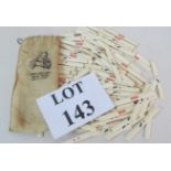 A large quantity of Mahjong gaming chips/counters (possibly bone) est: £15-£25 (B31)