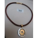 Bulgari necklace, marked Bulgari to pendant and link est: £900-£1,
