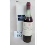 One bottle very rare 1929 Choicest Cognac Grande Champagne Berry Bros & Rudd est: £300-£500 (D3)