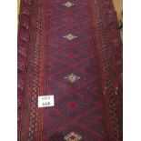 A 20c Persian runner (245 x 83 cm approx) est: £50-£80