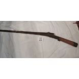 An Afghan long rifle (wall piece) (no certificate required) est: £50-£80