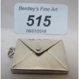 A 925 silver envelope stamp box est: £25-£35