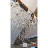 A good quality highly decorative period-style glass chandelier,