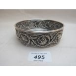 A Tiffany & Co makers silver-soldered EP coaster decorated with grape vines est: £50-£80