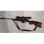 Austrian Voere Kufstein - .22 rifle with telescopic signed and silencer Serial No: 318293 (U.