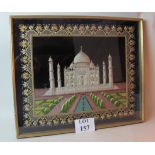 Indian School (early/mid 20th century) - A fine quality hand-worked textile panel depicting a