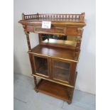 A c1890-1910 French display cabinet with brass inlay est: £800-£1,