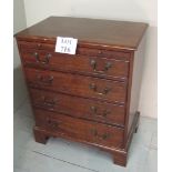 A 19th century mahogany bachelor's chest