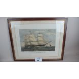 'Clipper Ship Shannon, 1450 Tons', engra