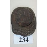 A contemporary Chinese bronze ink stamp,