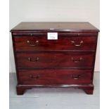 A 19th century mahogany bachelor's chest