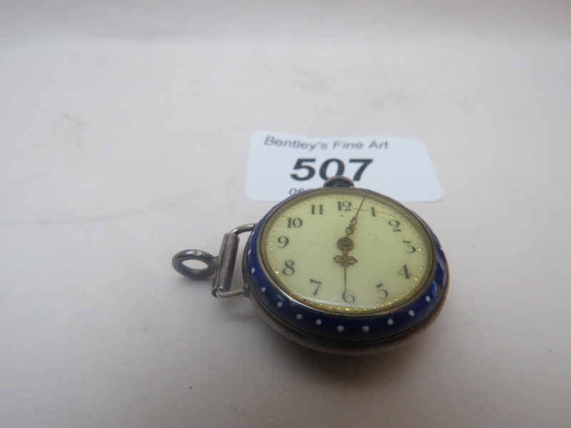 A c1900 ladies enamel watch est: £100-£1