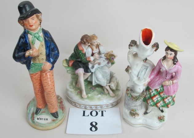 An early 20th century German porcelain f