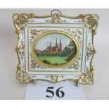 A fine quality 19th century German porcelain plaque,