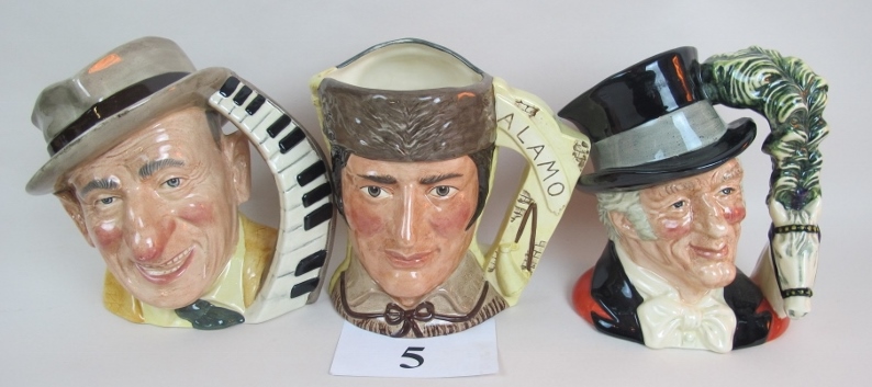 Three Royal Doulton character jugs, Jimm