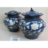 A pair of Chinese period-style ceramic c