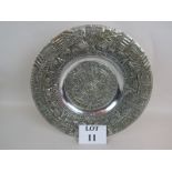 William Mills, Staffordshire 1971, 7 of 125, contemporary silvered plaque,