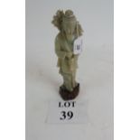 A Chinese jade figurine est: £80-£120