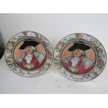 Two Royal Doulton plates 'The Mayor' est: £30-£50