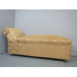 A decorative 20th century Ottoman day-bed with a large internal storage area,